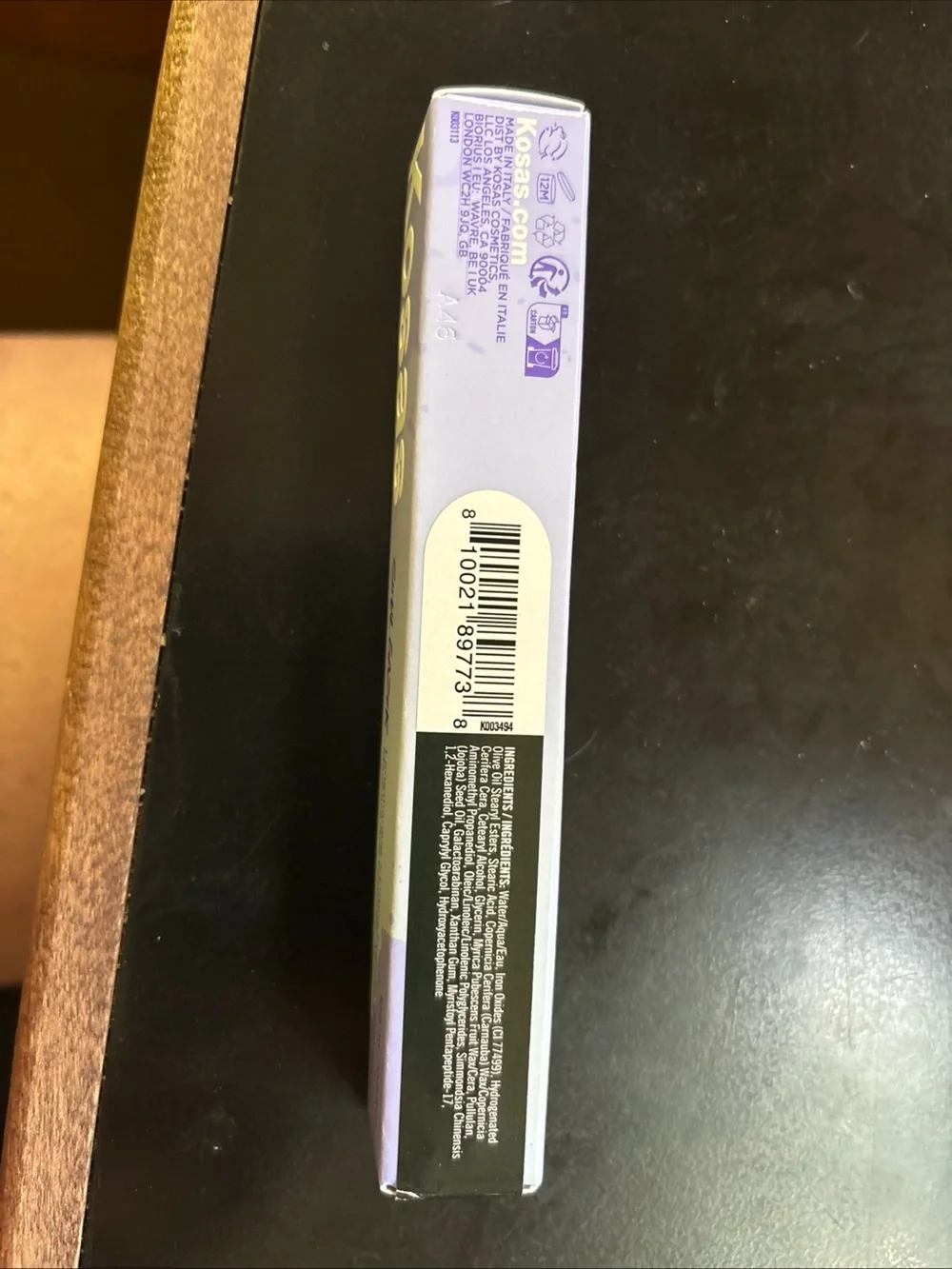 Kosas Soulgazer Lengthening and Lifting Peptide Black Mascara 0.4 oz
